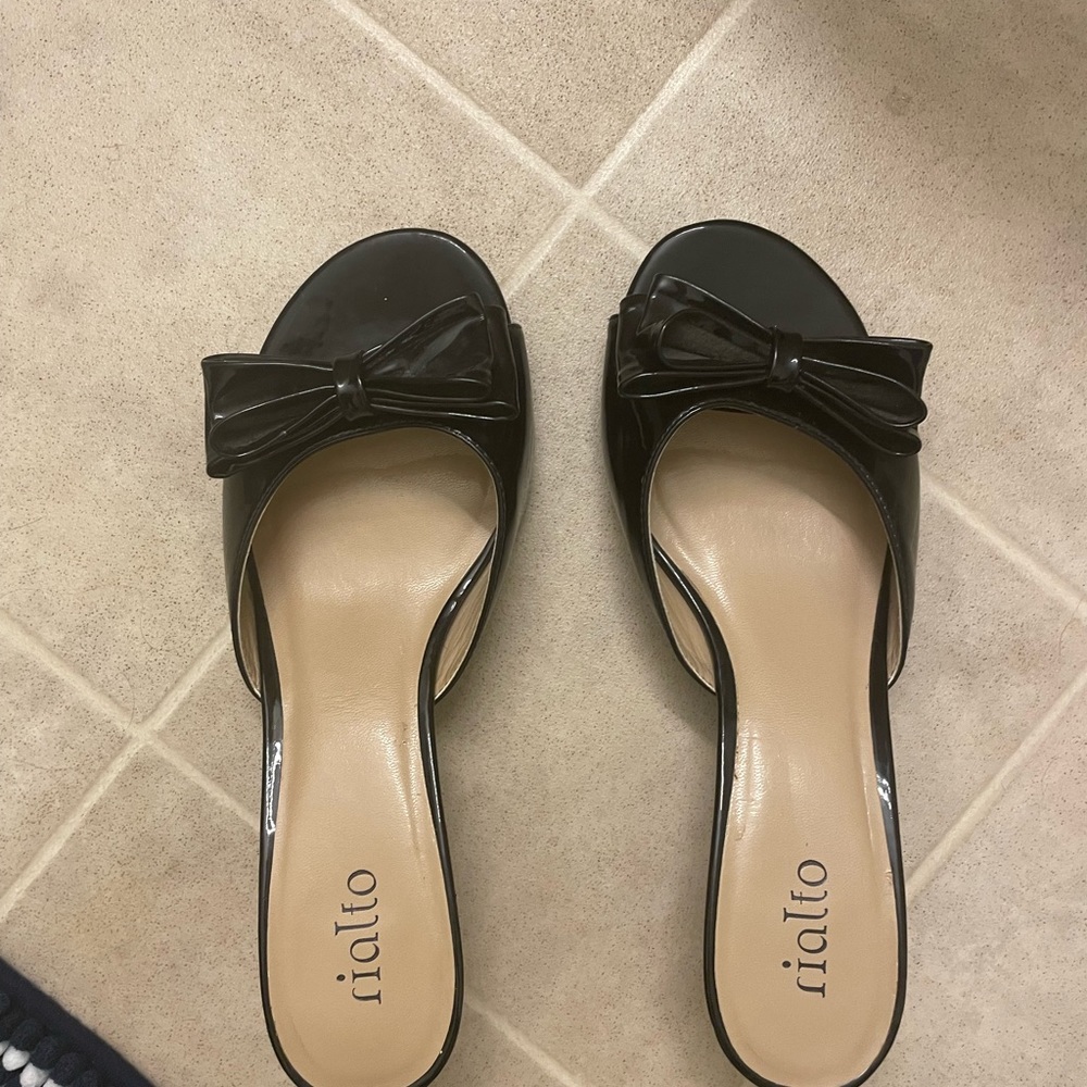 Patent Leather Kitten Heels